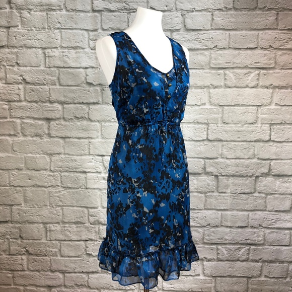 Converse One Star Blue Leopard Ruffle Dress - Picture 3 of 6